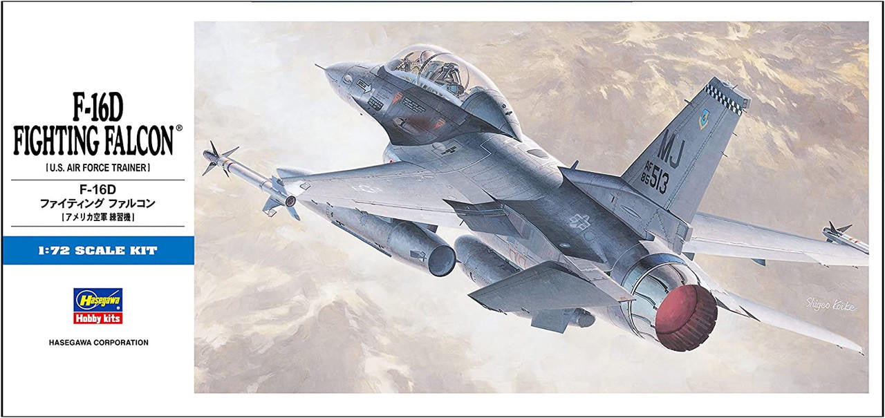 Hasegawa 1/72 F-16D Fighting Falcon 00445
